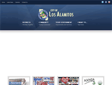 Tablet Screenshot of cityoflosalamitos.org